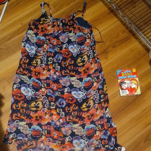 Smart Set Multicolor Floral DRESS - Picture 3 of 16